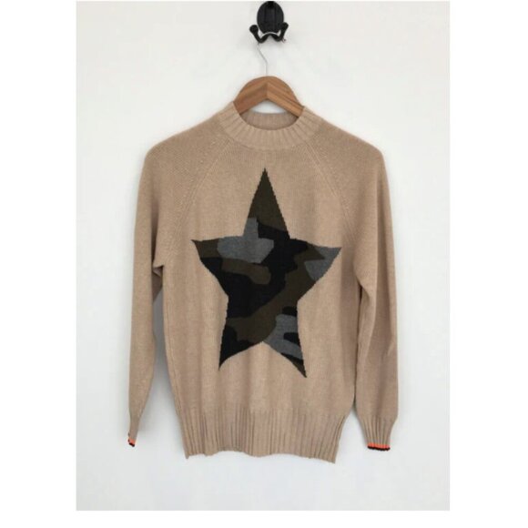 WISPR by Brodie Camo Star Sweater Cotton Silk - Picture 3 of 9